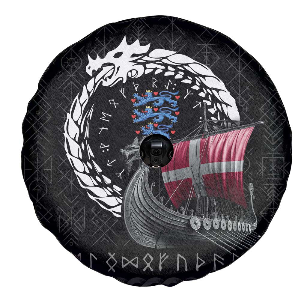 Denmark Viking Drakkar Spare Tire Cover Viking Blood - Wonder Print Shop