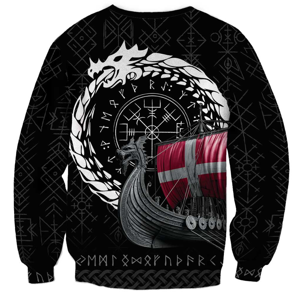 Denmark Viking Drakkar Sweatshirt Viking Blood - Wonder Print Shop