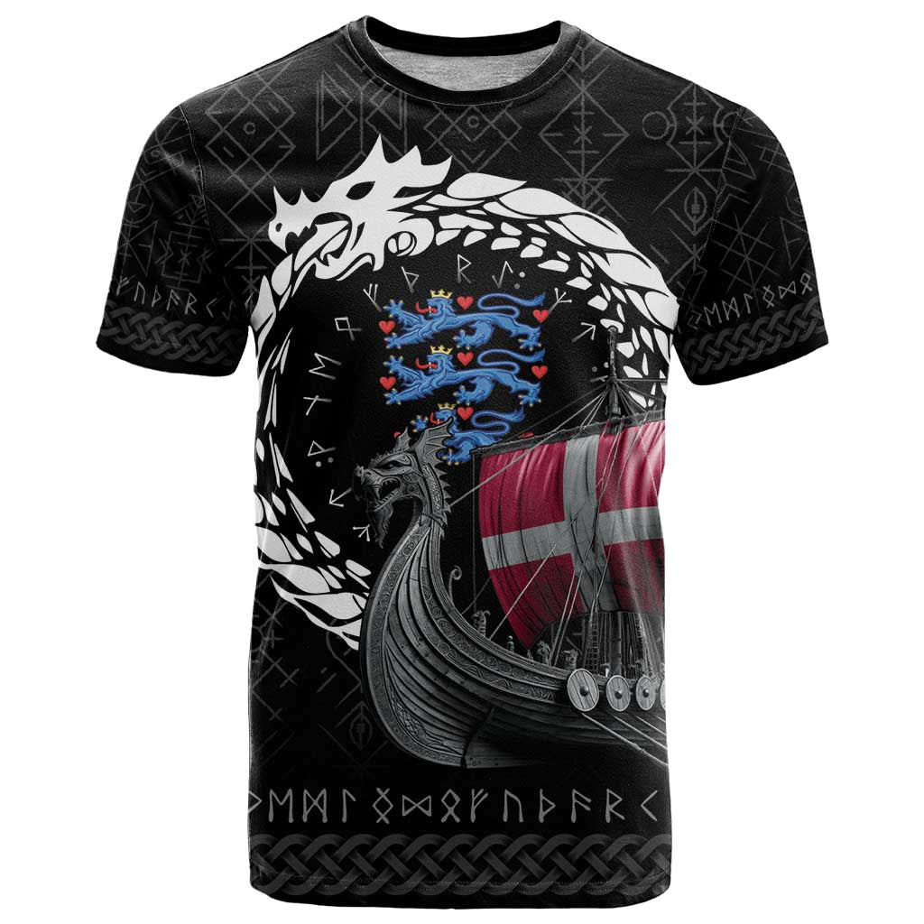 Denmark Viking Drakkar T Shirt Viking Blood - Wonder Print Shop