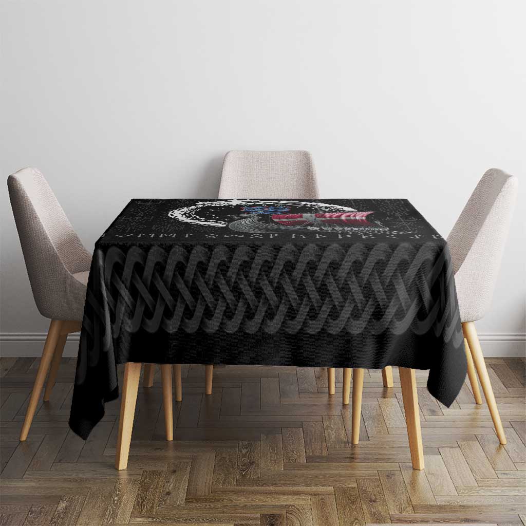 Denmark Viking Drakkar Tablecloth Viking Blood - Wonder Print Shop