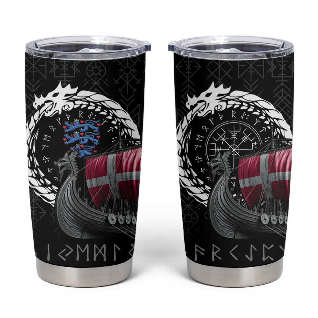 Denmark Viking Drakkar Tumbler Cup Viking Blood - Wonder Print Shop