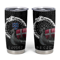Denmark Viking Drakkar Tumbler Cup Viking Blood - Wonder Print Shop