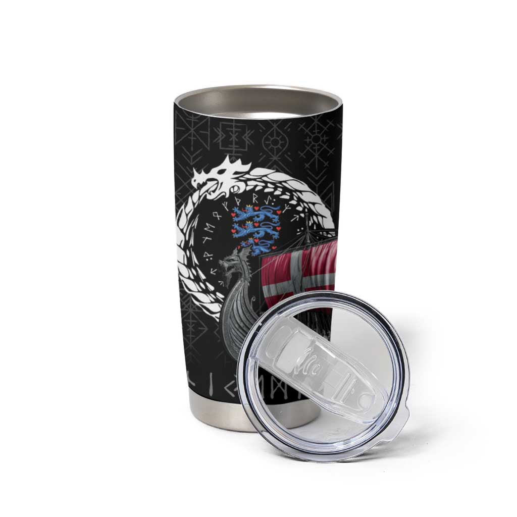 Denmark Viking Drakkar Tumbler Cup Viking Blood - Wonder Print Shop