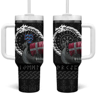Denmark Viking Drakkar Tumbler With Handle Viking Blood - Wonder Print Shop