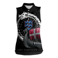 Denmark Viking Drakkar Women Sleeveless Polo Shirt Viking Blood - Wonder Print Shop
