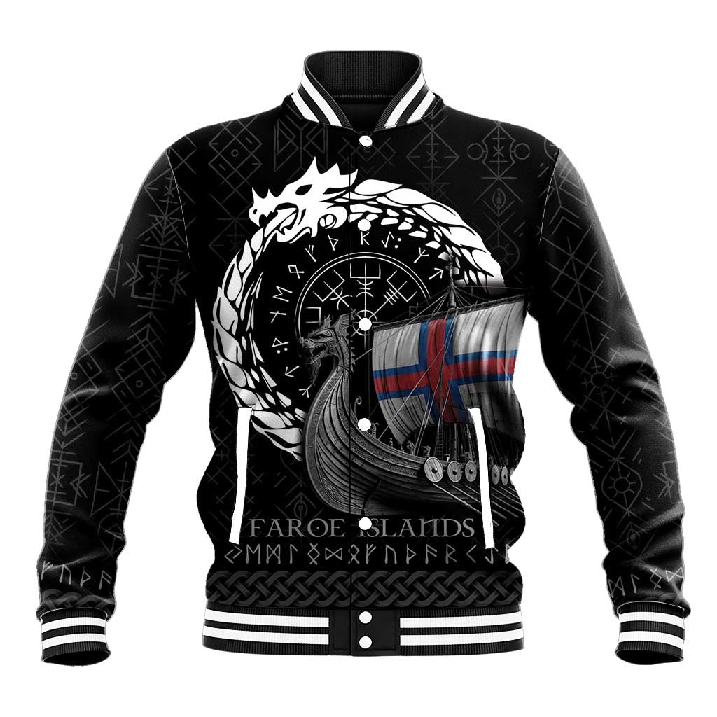 Faroe Islands Viking Drakkar Baseball Jacket Viking Blood - Wonder Print Shop