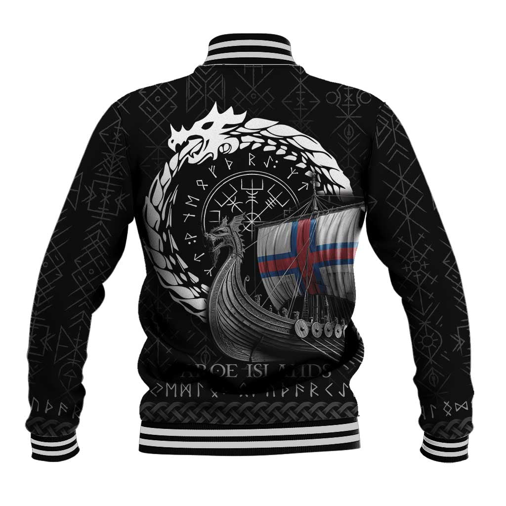 Faroe Islands Viking Drakkar Baseball Jacket Viking Blood - Wonder Print Shop