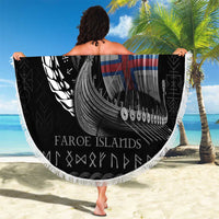 Faroe Islands Viking Drakkar Beach Blanket Viking Blood - Wonder Print Shop