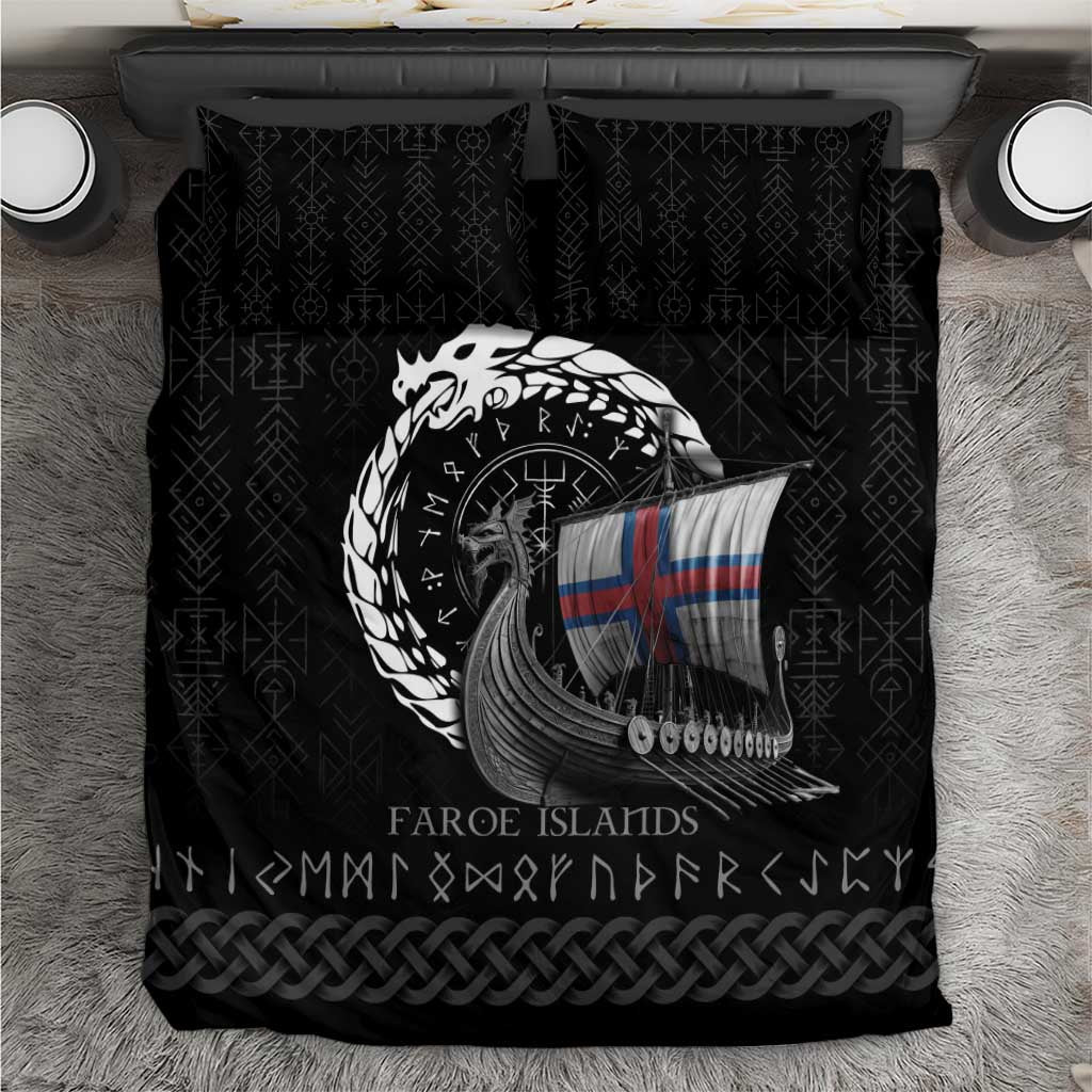 Faroe Islands Viking Drakkar Bedding Set Viking Blood - Wonder Print Shop