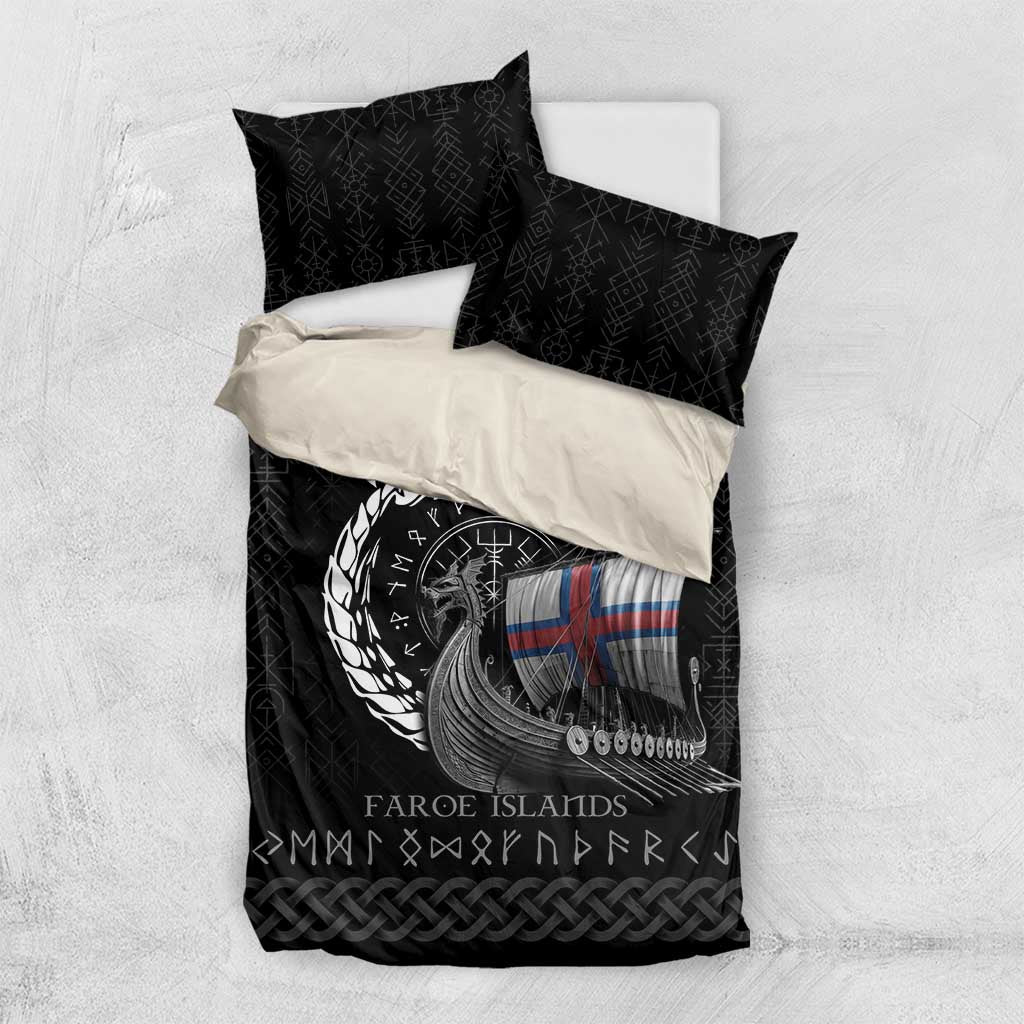 Faroe Islands Viking Drakkar Bedding Set Viking Blood - Wonder Print Shop