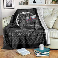 Faroe Islands Viking Drakkar Blanket Viking Blood - Wonder Print Shop