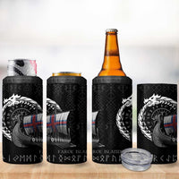 Faroe Islands Viking Drakkar 4 in 1 Can Cooler Tumbler Viking Blood - Wonder Print Shop