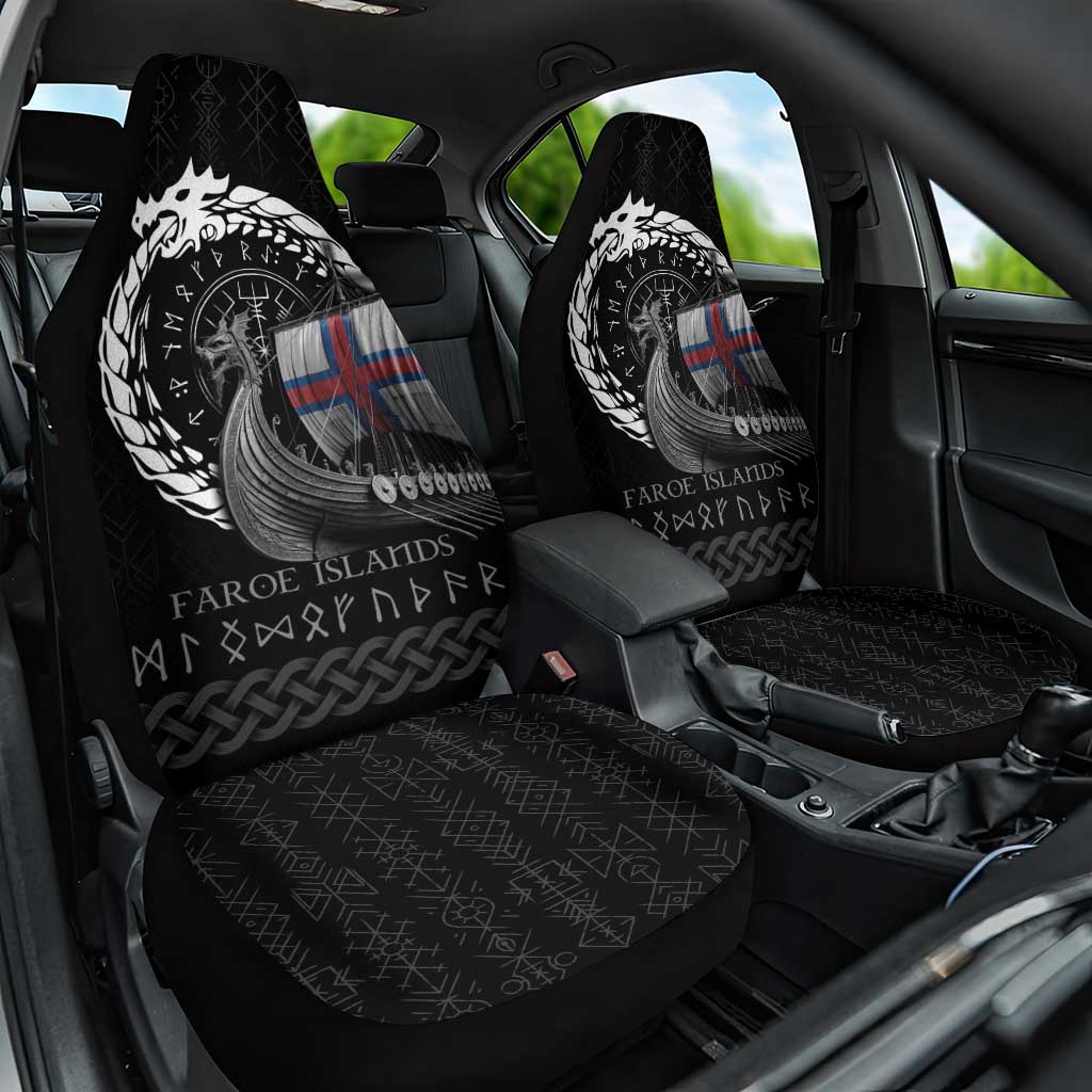 Faroe Islands Viking Drakkar Car Seat Cover Viking Blood - Wonder Print Shop
