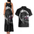 Faroe Islands Viking Drakkar Couples Matching Tank Maxi Dress and Hawaiian Shirt Viking Blood - Wonder Print Shop