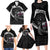 Faroe Islands Viking Drakkar Family Matching Long Sleeve Bodycon Dress and Hawaiian Shirt Viking Blood - Wonder Print Shop
