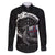 Faroe Islands Viking Drakkar Family Matching Off The Shoulder Long Sleeve Dress and Hawaiian Shirt Viking Blood - Wonder Print Shop