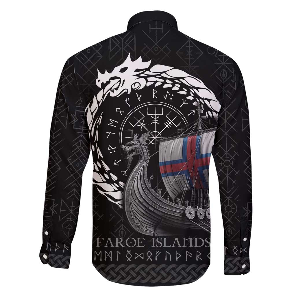 Faroe Islands Viking Drakkar Family Matching Puletasi and Hawaiian Shirt Viking Blood - Wonder Print Shop