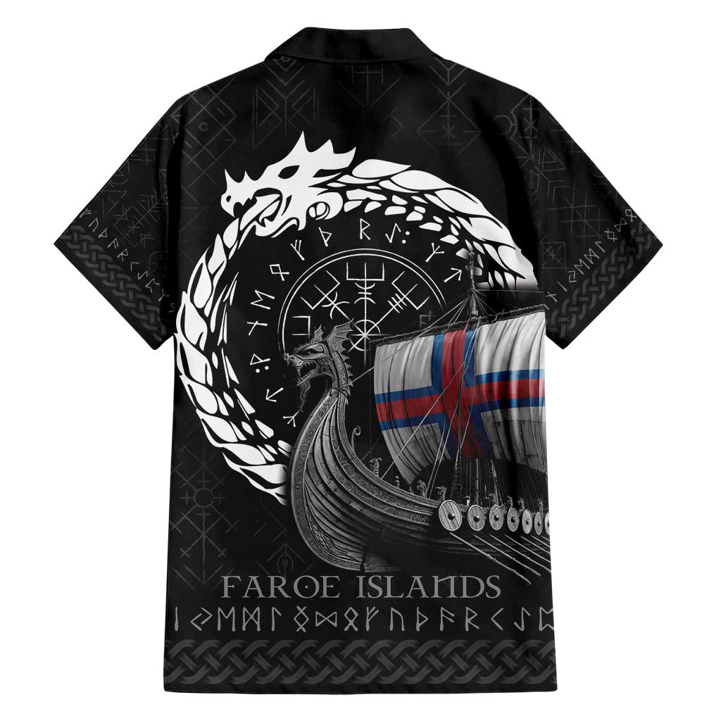Faroe Islands Viking Drakkar Hawaiian Shirt Viking Blood - Wonder Print Shop
