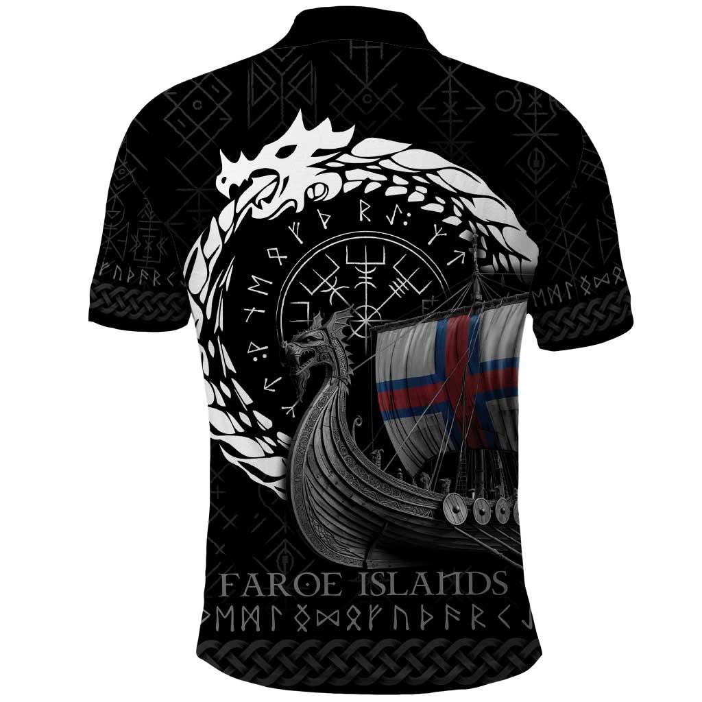 Faroe Islands Viking Drakkar Polo Shirt Viking Blood - Wonder Print Shop