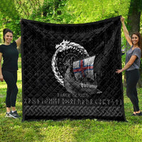Faroe Islands Viking Drakkar Quilt Viking Blood - Wonder Print Shop