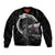 Faroe Islands Viking Drakkar Sleeve Zip Bomber Jacket Viking Blood - Wonder Print Shop