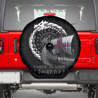 Faroe Islands Viking Drakkar Spare Tire Cover Viking Blood - Wonder Print Shop