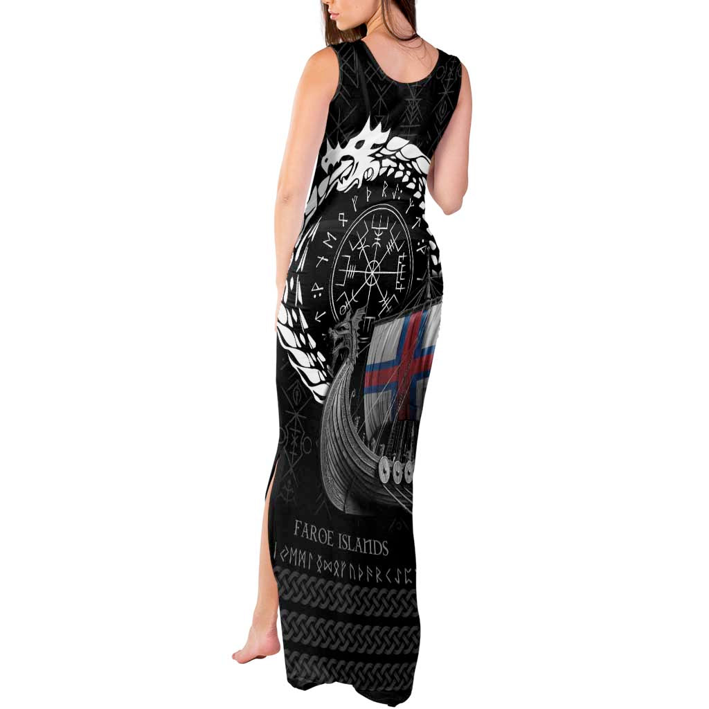 Faroe Islands Viking Drakkar Tank Maxi Dress Viking Blood - Wonder Print Shop
