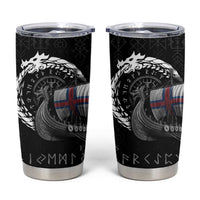 Faroe Islands Viking Drakkar Tumbler Cup Viking Blood - Wonder Print Shop