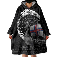 Faroe Islands Viking Drakkar Wearable Blanket Hoodie Viking Blood - Wonder Print Shop