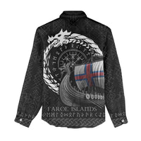 Faroe Islands Viking Drakkar Women Casual Shirt Viking Blood - Wonder Print Shop
