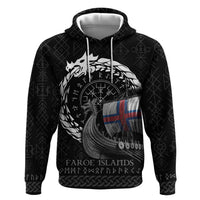 Faroe Islands Viking Drakkar Zip Hoodie Viking Blood - Wonder Print Shop