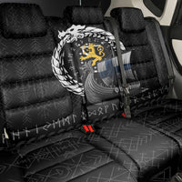 Finland Viking Drakkar Back Car Seat Cover Viking Blood - Wonder Print Shop