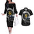 Finland Viking Drakkar Couples Matching Off The Shoulder Long Sleeve Dress and Hawaiian Shirt Viking Blood - Wonder Print Shop