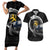 Finland Viking Drakkar Couples Matching Short Sleeve Bodycon Dress and Hawaiian Shirt Viking Blood - Wonder Print Shop