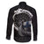 Finland Viking Drakkar Family Matching Off The Shoulder Long Sleeve Dress and Hawaiian Shirt Viking Blood - Wonder Print Shop
