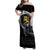 Finland Viking Drakkar Family Matching Off Shoulder Maxi Dress and Hawaiian Shirt Viking Blood - Wonder Print Shop