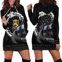 Finland Viking Drakkar Hoodie Dress Viking Blood - Wonder Print Shop