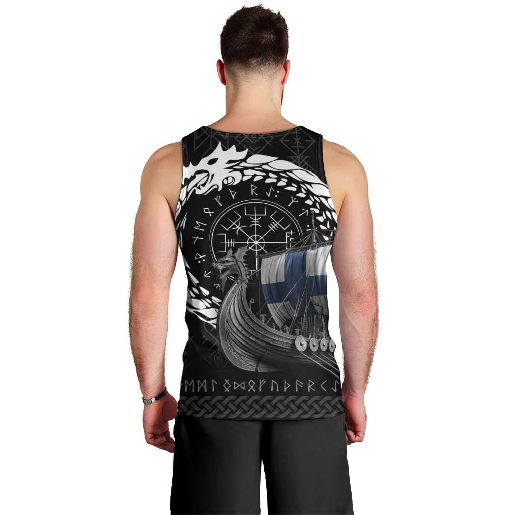 Finland Viking Drakkar Men Tank Top Viking Blood - Wonder Print Shop
