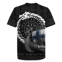 Finland Viking Drakkar Rugby Jersey Viking Blood - Wonder Print Shop