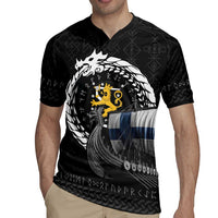 Finland Viking Drakkar Rugby Jersey Viking Blood - Wonder Print Shop