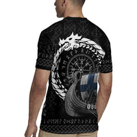 Finland Viking Drakkar Rugby Jersey Viking Blood - Wonder Print Shop
