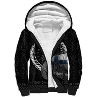Finland Viking Drakkar Sherpa Hoodie Viking Blood - Wonder Print Shop