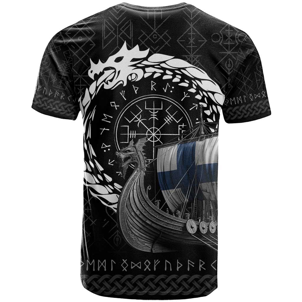 Finland Viking Drakkar T Shirt Viking Blood - Wonder Print Shop
