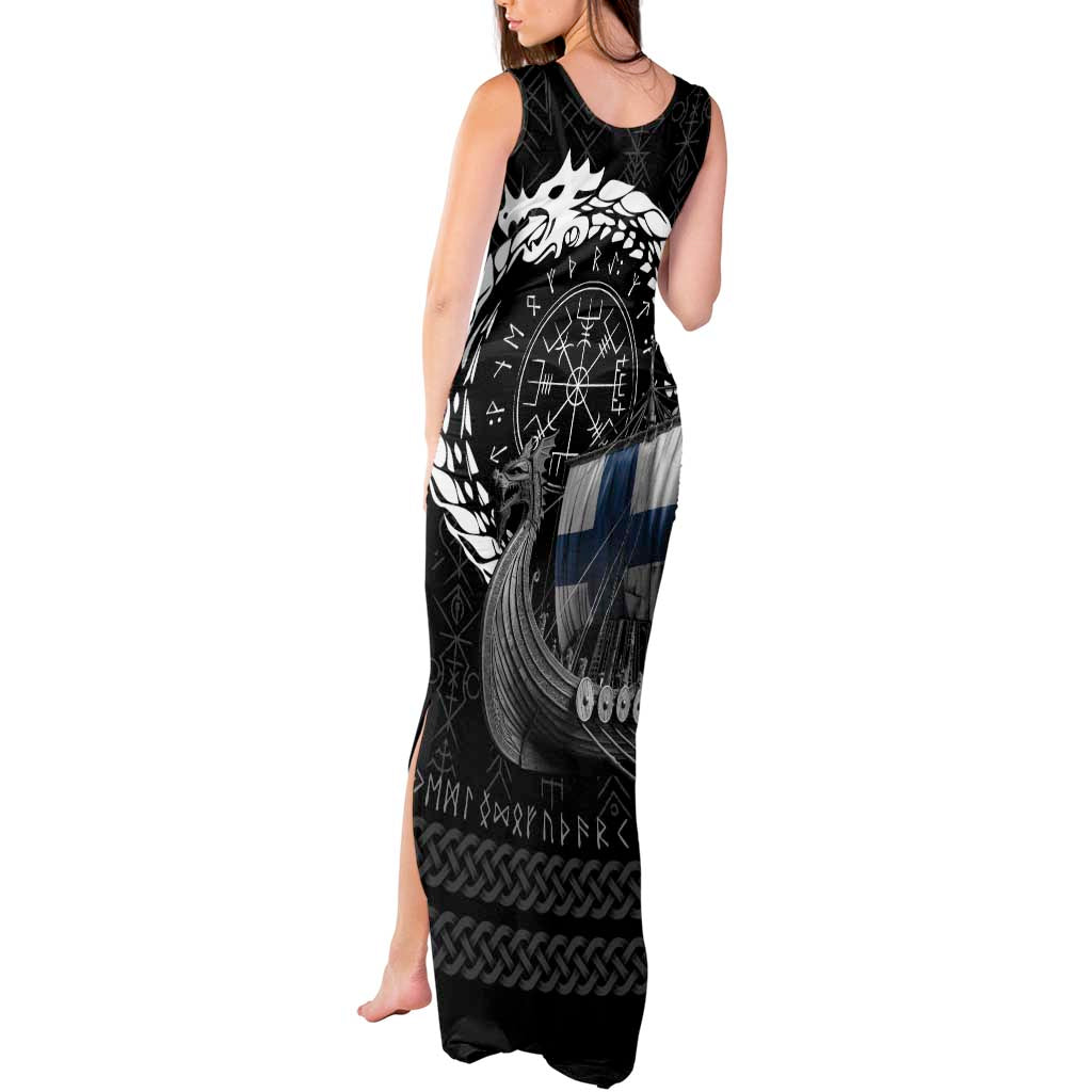 Finland Viking Drakkar Tank Maxi Dress Viking Blood - Wonder Print Shop