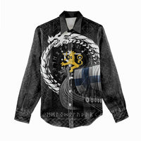 Finland Viking Drakkar Women Casual Shirt Viking Blood - Wonder Print Shop