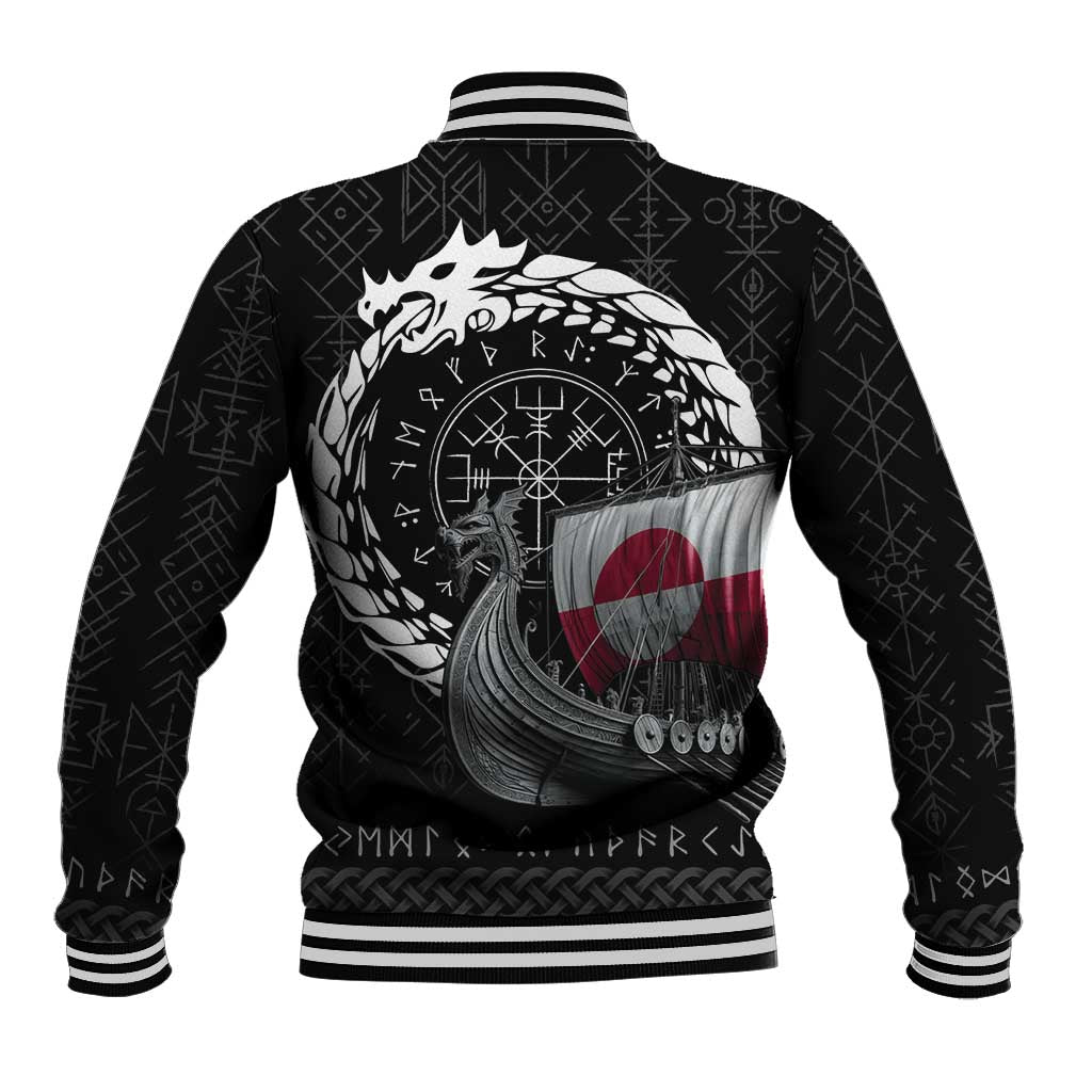 Greenland Viking Drakkar Baseball Jacket Viking Blood - Wonder Print Shop