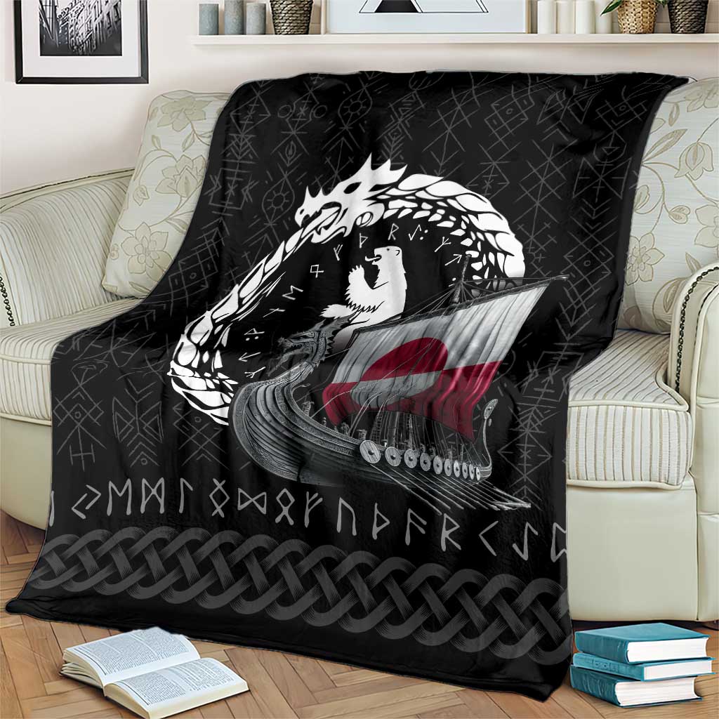 Greenland Viking Drakkar Blanket Viking Blood - Wonder Print Shop
