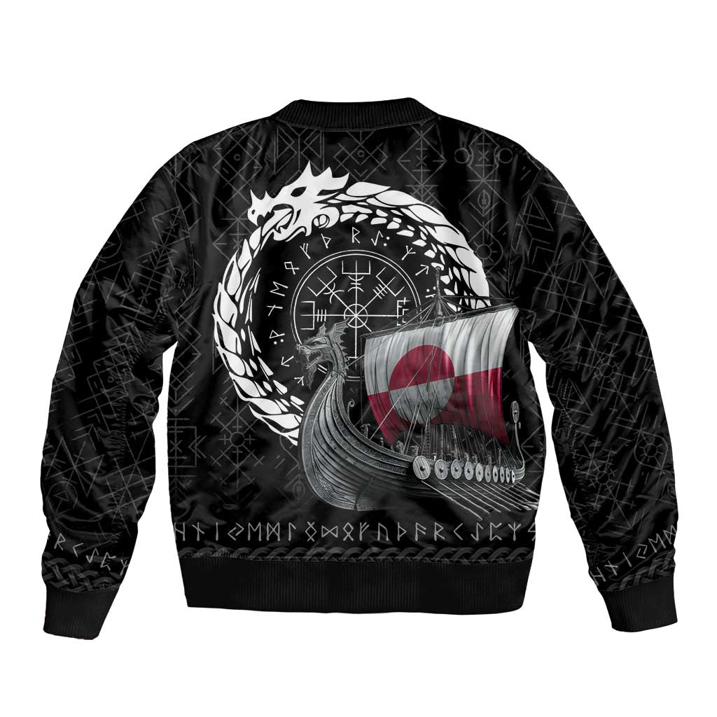 Greenland Viking Drakkar Bomber Jacket Viking Blood - Wonder Print Shop