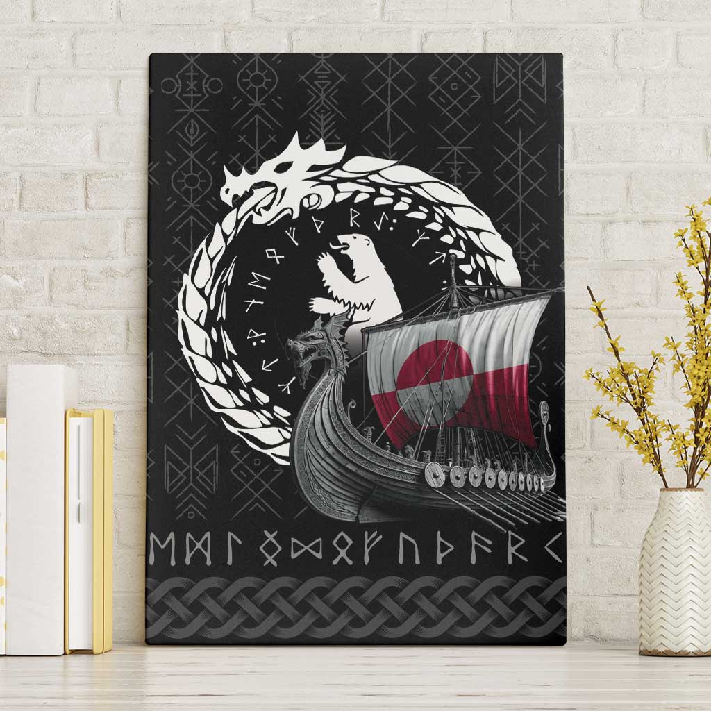 Greenland Viking Drakkar Canvas Wall Art Viking Blood - Wonder Print Shop