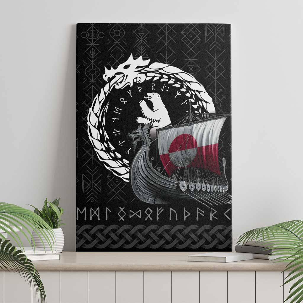 Greenland Viking Drakkar Canvas Wall Art Viking Blood - Wonder Print Shop